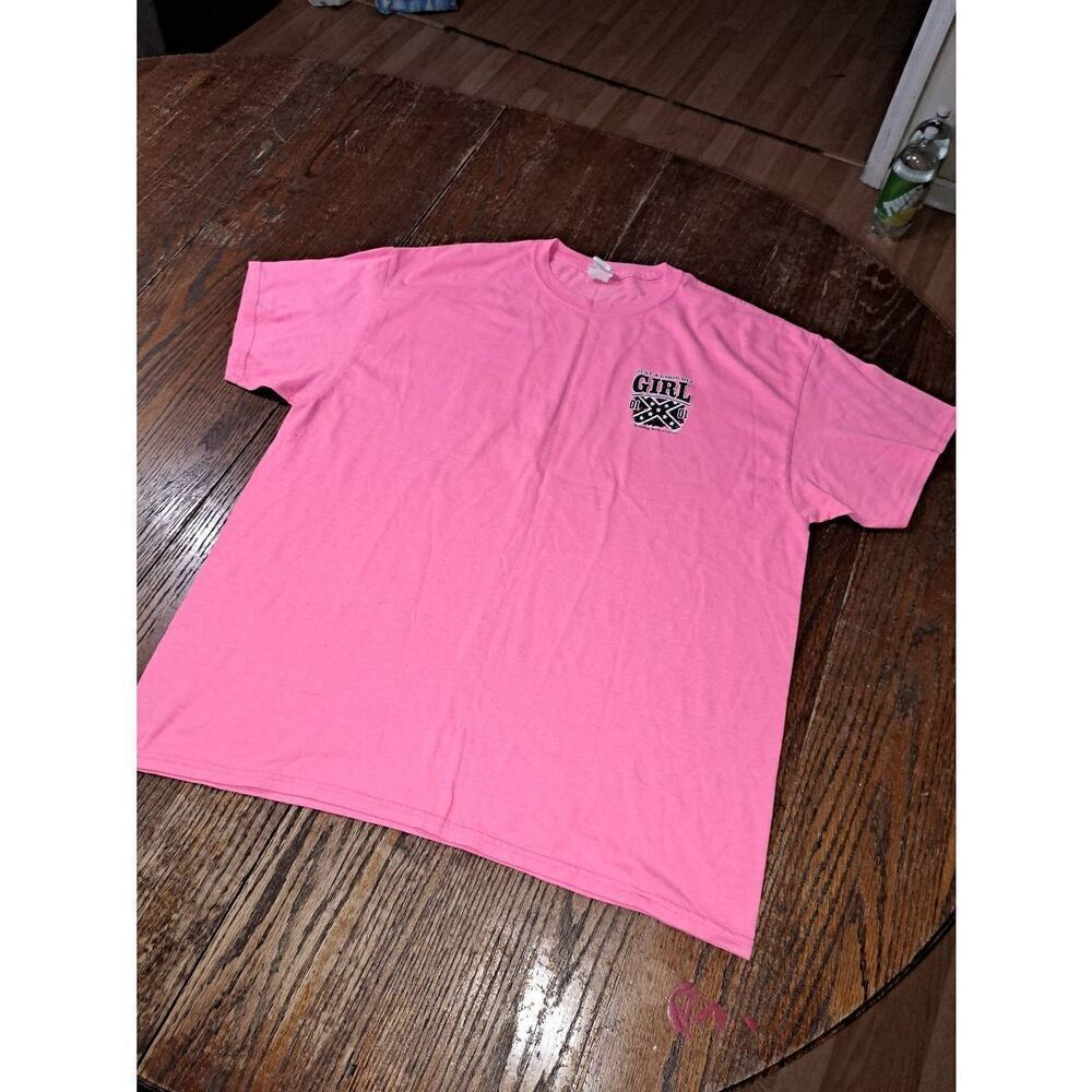 XL Pink Short Sleeve Just a Good Ole Girl Smoky Mountain Tshirt Dukes of Hazzard